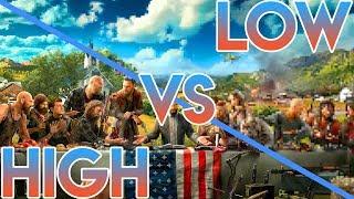 Far Cry 5 | PC Graphic Settings | High vs Low