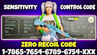 NEW UPDATE 3.5BEST SENSITIVITY CODE + CONTROL SETTINGS BGMI/PUBG MOBILE