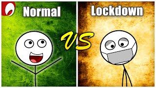 When a gamer is quarantined vs normal (Gamer stuck at home)