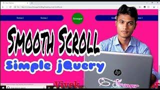 Smooth Scroll Effect || Simple jQuery