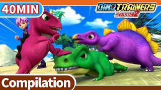 Dino Trainers S2 Compilation [25-28] | Dinosaurs for Kids | Trex | Cartoon | Toys | Robot | Jurassic