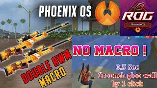 How to use macro in Rog Phoenix OS | Easy Setup AWM Like B2K | Macro Setting On Phoenix Os