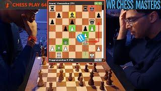  Praggnanandhaa beats mentor Viswanathan Anand! WR Chess Masters Cup 2024