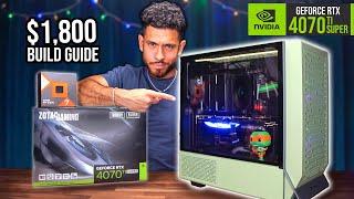 BEST $1800 Gaming PC Build Guide - RTX 4070 TI SUPER Ryzen 7 7800X3D (w/ Benchmarks)