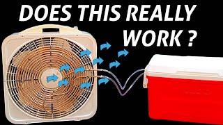 Homemade Air Conditioner! Tested!