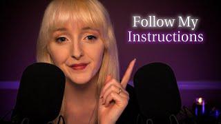 ASMR Follow My Instructions With Your Eyes Closed 