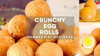 COMMERCIAL EGG ROLL RECIPE | STEP BY STEP | NIGERIAN EGG ROLLS IN BULK FOR SALE!