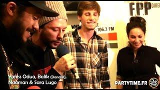 Yaniss Odua, Balik, Naâman, Sara Lugo, Francky and Bim Freestyle at Party Time 16 NOV 2014