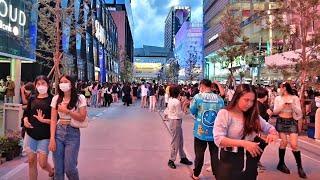  4K | Night Walk in Bangkok's Siam Square Walking Street