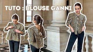 TUTO Couture | Blouse léopard inspiration Ganni 