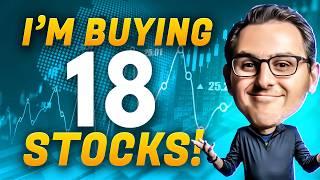 I'm Buying These 18 Stocks (Portfolio Update)