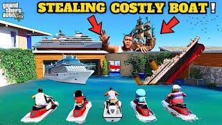 GTA 5 : Franklin Shinchan Stealing Big Boat | Franklin Tamil |Gta 5 Tamil New | Gta 5 Tamil Franklin