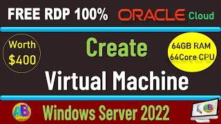 Free virtual machine | Oracle Cloud Free credit | free RDP || Learninginns