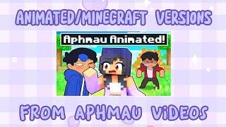 Aphmau ANIMATED/MINECRAFT Versions