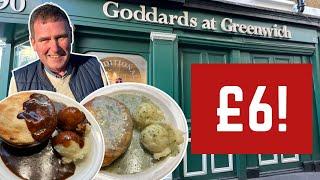 The CHEAPEST RESTAURANT MEAL in LONDON!? GODDARDS!