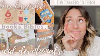 Christian books for kids l BOOK HAUL of stories, Bibles, and devotionals for toddlers to teens!