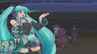 Hatsune Miku Vs Kazekat | Mugen Fighting Games