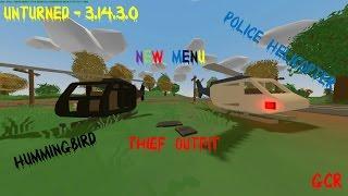 Unturned-Untuned-Обновление 3.14.3.0!Полицейский вертолёт!Офисный вертолёт!Наряд Вор!Новое меню!#36