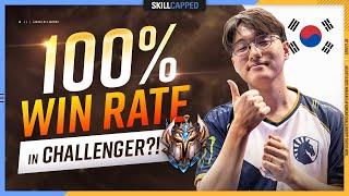 He Got a 100% WIN RATE in Korean Challenger?! This is how...