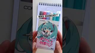 Using Miku Copic Markers in My sketchbook