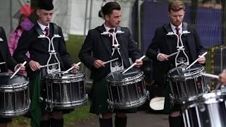2018 Pipe Band Drumming Champions, SLOT, led by Stephen Creighton