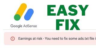 How to fix ads.txt in WordPress? Google Adsense (EASY METHOD)