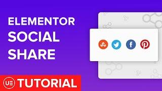 Social Sharing Widget in UAE (Ultimate Addons for Elementor)