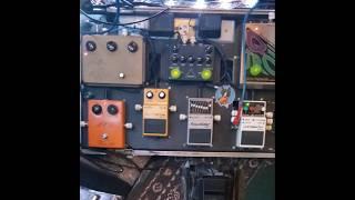 JNS #guitar #guitareffects  #shorts #Pedalnoard Mu-tron Klon MXR Boss Keely E H Q-tron Groove Tube