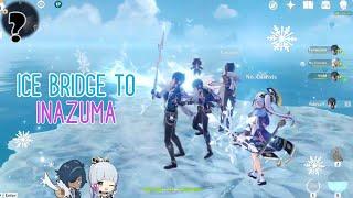 ICE BRIDGE TO INAZUMA PART ONE | GENSHIN IMPACT