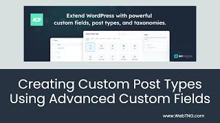 Creating Custom Post Types With Advanced Custom Fields