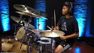 Wright Music School - Alex Li - Bon Jovi - You Give Love A Bad Name - Drum Cover