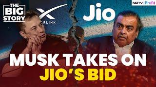 Elon Musk Takes On Jio in Satellite Spectrum War | Starlink In India?