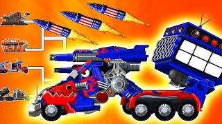 TransFormers Tank - Container Optimus IS TOO POWERFUL! ARENA TANK CARTOON