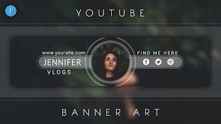 Awesome Youtube Banner Art Making on Android using PixelLab || Tutorial