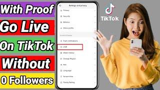 tiktok live setting in 2025 || tiktok par live ka option kaise laye