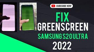 Cara memperbaiki Fix green screen samsung galaxy s20 ultra  2022
