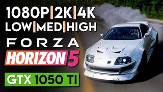 Forza Horizon 5 | GTX 1050 Ti | ALL SETTINGS | 1080p - 1440p - 2160p 4K