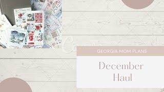 December Haul | Sticker kits & a new planner!