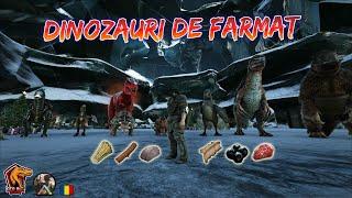 Dinozauri de FARMAT pentru INCEPUT  - Ark Survival Evolved ROMANIA Prim+