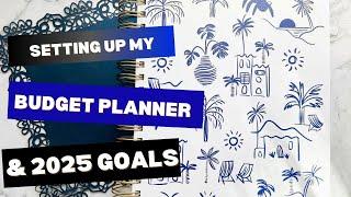 Setting Up My Budget Planner & Financial Goals For 2025 #2025goals