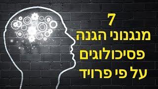 7 מנגנוני הגנה של פרויד שחובה להכיר – מלא בדוגמאות מחיי היום יום