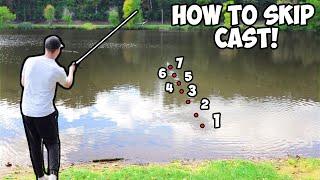 How to SKIP A FISHING LURE!!! (EXTREMELY DETAILED)