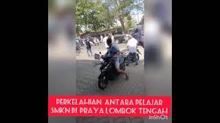 tawuran antar pelajar SMKN di Kota Praya Lombok Tengah NtB, 6 September 2021