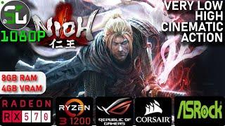 Nioh RYZEN 3 1200 RX 570 Benchmark Test