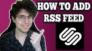 How To Add RSS Feed To Squarespace Website