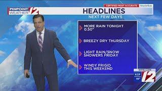 WPRI 12 Weather Now 12/18/24  More Rain Tonight, Sunny Thursday