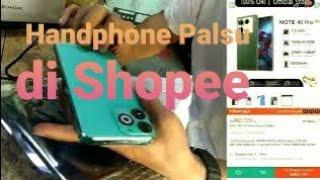 Handphone ( Hp ) palsu 900rb an di Shopee. Unboxing & review Lengkap