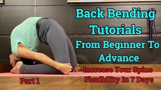 Yoga Poses/Stretching To Increase Backbend FLEXIBILITY || Easy Steps To Improve Spinal FLEXIBILITY