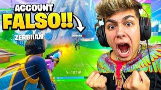 INCONTRO ZERBIIAN FALSO DURANTE UNA PARTITA! *IMPOSTORE*  Fortnite