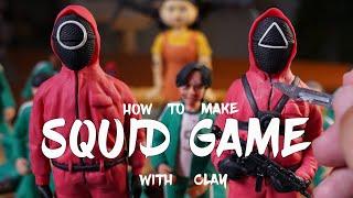 The man in red in the movie squid game sculpture handmade from Polymer Clay (new!) ｜ Kay's Clay